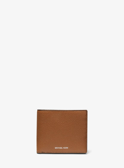 Hudson Pebbled Leather Billfold Wallet