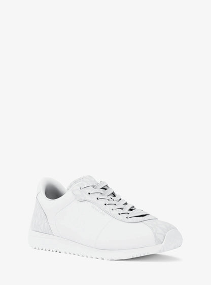 Rhodes Leather and Corded Twill Trainer