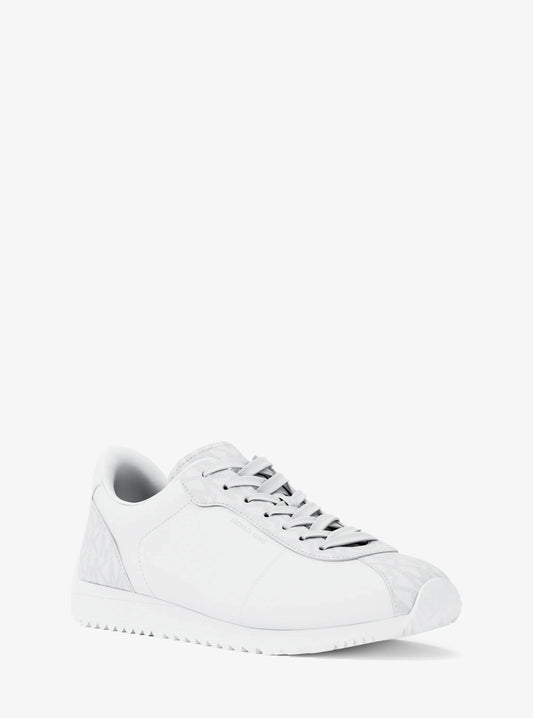 Rhodes Leather and Corded Twill Trainer