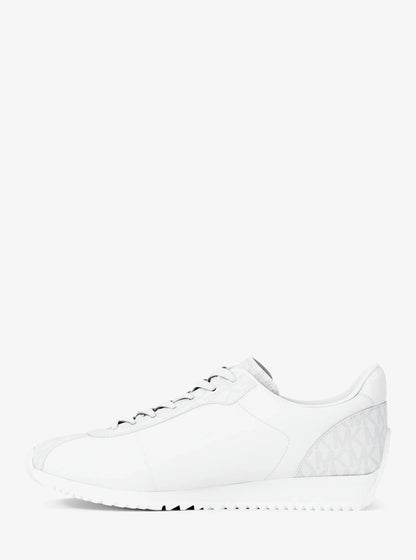 Rhodes Leather and Corded Twill Trainer