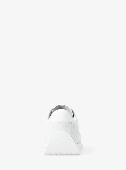 Rhodes Leather and Corded Twill Trainer