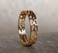 Gold Weave Cutout Band