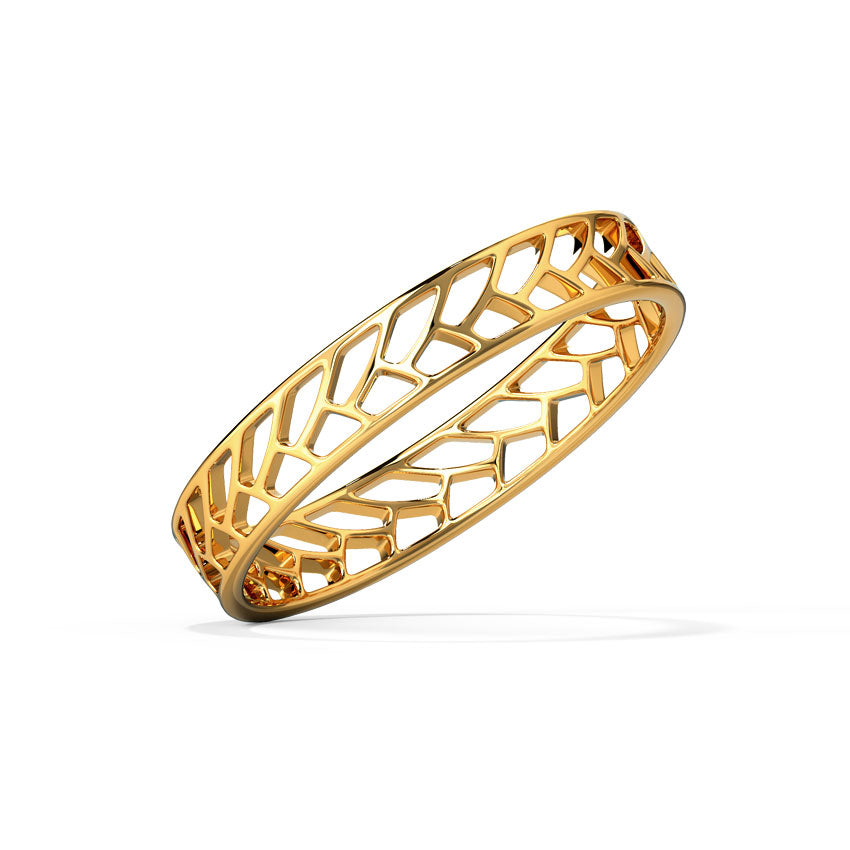 Gold Weave Cutout Band