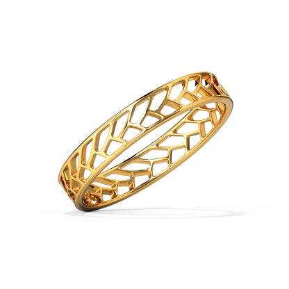 Gold Weave Cutout Band