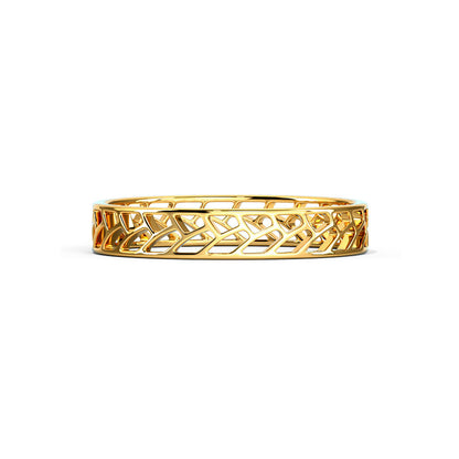 Gold Weave Cutout Band
