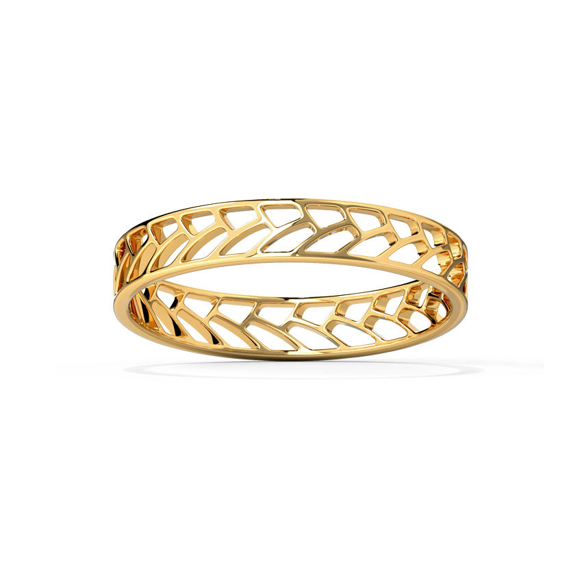 Gold Weave Cutout Band